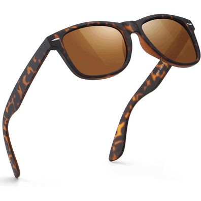 Glapeame Polarisierte Sonnenbrille Herren Damen Unisex Retro Vintage Klassisch