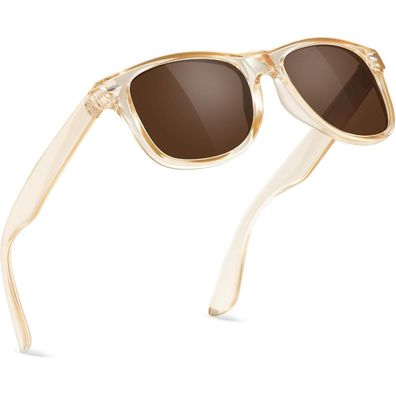 Glapeame Polarisierte Sonnenbrille Herren Damen Unisex Retro Vintage Klassisch