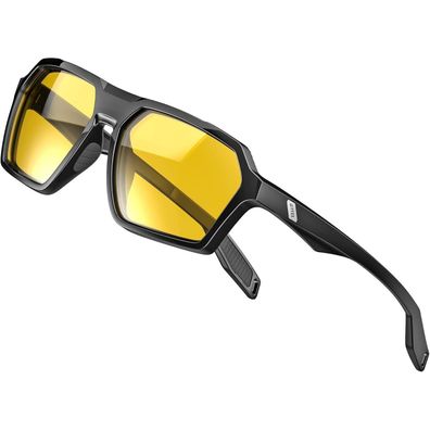 ATTCL Polarisierte Sportbrille Herren mit UV-Schutz, TR90 Rahmen