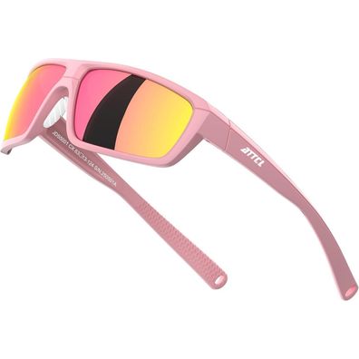 ATTCL Herren Polarisierte Sport Sonnenbrille UV400 TR90 Ultraleicht für Fahren