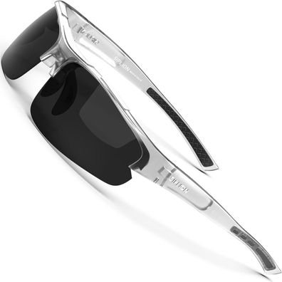 Siplion Herren Sonnenbrille UV400 Schutz Polarisiert Superleichtes TR90 Rahmen