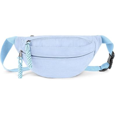 Aucuu Umhängetasche Damen aus Cord, Bauchtasche Gürteltasche Klein, Crossbody