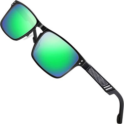 ATTCL Polarisierte Herren Sonnenbrille Al-Mg Metall Rahmen Ultra Leicht