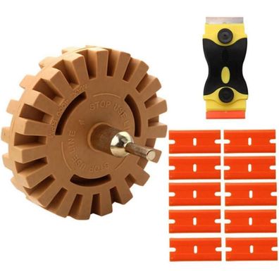 12-teiliges Lslansoon Aufkleber-Entferner-Set mit 10,2 cm Radiergummi und