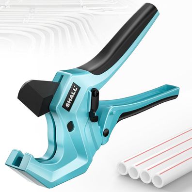 SHALL 2,5 Zoll (63 mm) Kunststoff-Rohrschneider, Ratschen-Schneider für PVC