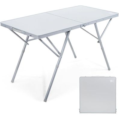 EVER Advanced Campingtisch faltbar 120x60cm XL Klapptisch für 4-6 Personen, bis