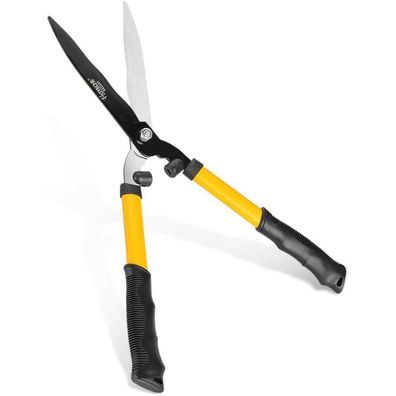 Hoteche Heckenschere 540mm aus Karbonstahl mit PVC Griff für Baum- und