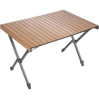TIMBER RIDGE Campingtisch Klappbar, Höhenverstellbar, Tragbar aus Aluminium