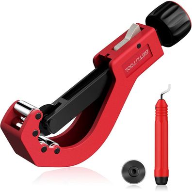 Getlitool Rohrschneider 14-65mm mit Entgrater, Schnell-Einstellung, für Kupfer