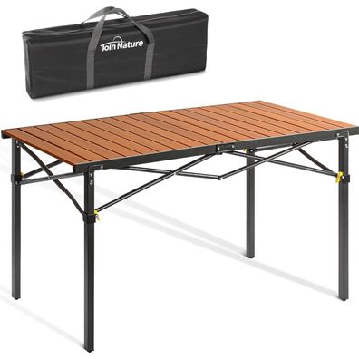 Join Nature Campingtisch Alu Klappbar für 6 Personen, 118x70cm, bis 100kg