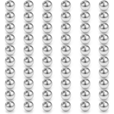 Rajnard Piercing Kugeln 14G/16G 3-8mm Ersatzkugeln aus Chirurgenstahl für