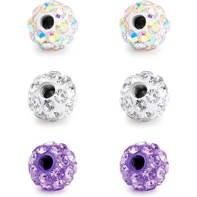 Rajnard Piercing Ersatzkugel Chirurgenstahl 1,6/1,2/1,0/0,8mm Gewinde 2,5-8mm