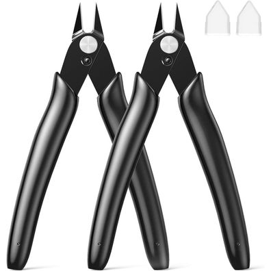 BOENFU Seitenschneider Klein (2 Stk.) - Mini Präzisions Drahtzange für