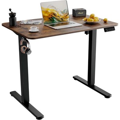 Ergomaker Höhenverstellbarer Schreibtisch 90x60cm, Elektrisch, Ergonomisch
