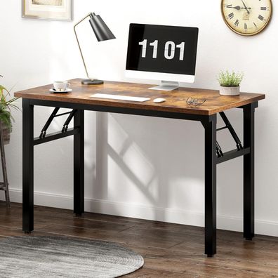 AuraCraft Klapptisch Schreibtisch Computertisch PC Tisch Klein Holz