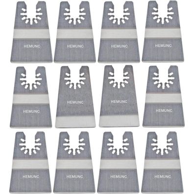 HEMUNC 12tlg Multitool Schaber Set (50mm) - Starre & Flexible Klingen