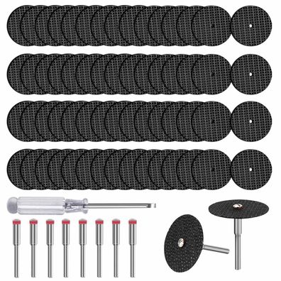 60tlg. Sägeblatt Trennscheiben Set für Dremel, Mini Metall Kreissägeblatt mit 8