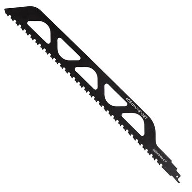 LAIWOO Säbelsägeblatt 455mm für Stein, Porenbeton, Beton - Hartmetallstahl