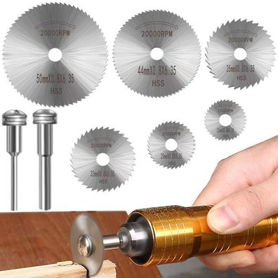 6 Stück HSS Kreissägeblätter für Multifunktionswerkzeuge, Schneiden von Holz