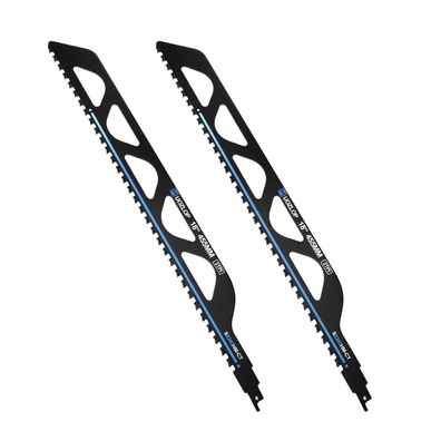 Muozlop 455mm Hartmetall Säbelsägeblätter für Stein, Porenbeton, Metall, Ziegel