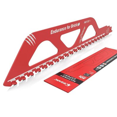 EZARC Säbelsägeblatt Stein 300mm Hartmetall für Porenbeton, Hohlziegel, roten