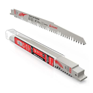 EZARC Säbelsägeblätter für Holz 225mm, 10tlg - Astsägeblätter für