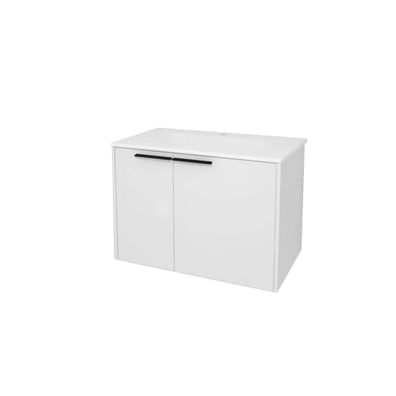 Kolpa BELLA Schrank mit Waschbecken OUB 80 WH