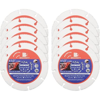 Brschnitt Multi Sägeblatt Trennscheibe 115mm, 4 Stück für Winkelschleifer