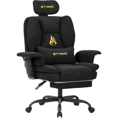 Symino Gaming Stuhl Chefsessel Bürostuhl Ergonomisch mit Fußstütze