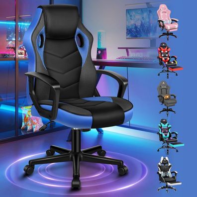 Alfordson Racing Schreibtischstuhl, ergonomischer, höhenverstellbarer