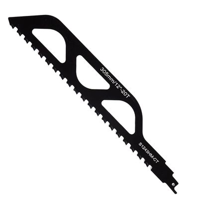 LAIWOO Säbelsägeblätter für Stein, Hartmetallstahl, Ytong, Ziegel (305mm)