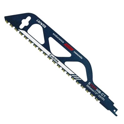 LAIWOO Säbelsägeblatt Stein Hartmetall HM Sägeblatt für Porenbeton Beton 305mm