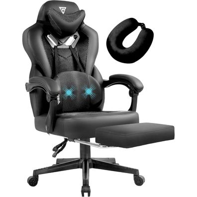 Vigosit Gaming Stuhl PRO Ergonomischer Bürostuhl für Erwachsene mit Sitzkissen