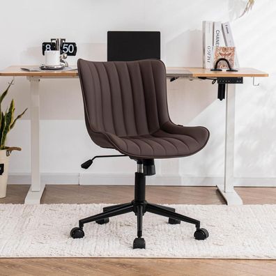 Youtaste Ergonomischer Bürostuhl aus PU-Leder, höhenverstellbar, 136 kg