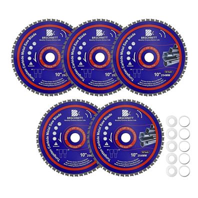 Brschnitt Metallkreissägeblatt 254mm 50T TCT - 5 Stück