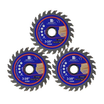 Brschnitt Kreissägeblatt 85mm, 24 Zähne, Hartmetall, für Holz und
