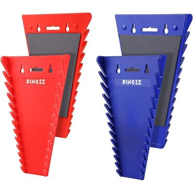 PINOZE 4-teiliger magnetischer Schraubenschlüssel-Organizer für Werkzeugkasten