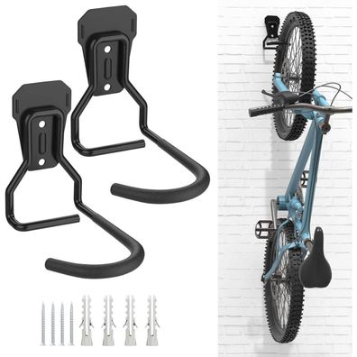 Housolution Fahrrad Wandhalterung L-Form, 2 Stück, platzsparend, vertikal, für