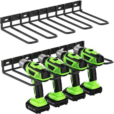 ENONCI Werkzeug Organizer für Elektrowerkzeuge, Bohrhalter Wandmontage, Metall