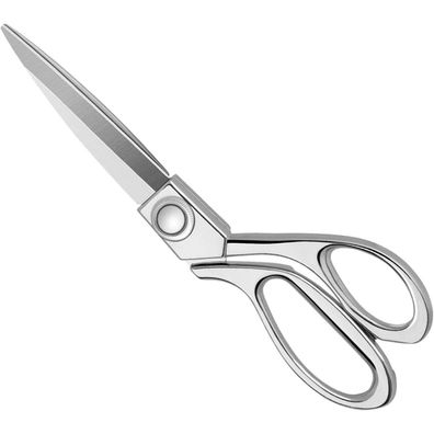 Kuoniiy Robuste Nähschere 20 cm, professionelle Edelstahl-Schneiderschere für