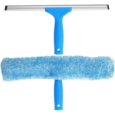 MR. SIGA 2 in 1 Fensterwischer und Fensterabzieher Kombi-Set, professionelles