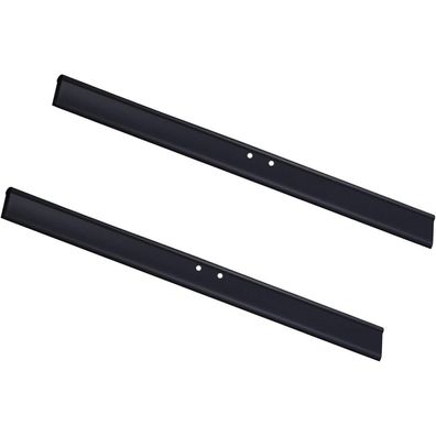 Love-KANKEI Ersatzlippe für Duschabzieher, 25cm Schwarz, 2 Stück, Silikon