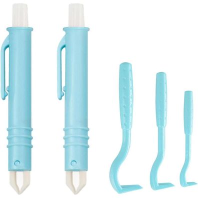 Nepfaivy Zeckenzange Set: 3 Haken & 2 Pinzetten für Hunde, Katze, Mensch