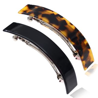 Fsmiling 2 Stück Haarspangen Damen Groß, Französische Hair Clip Automatische