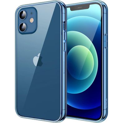 JETech Hülle für iPhone 12/12 Pro 6,1 Zoll, Transparent, Anti-Kratz, Jeans