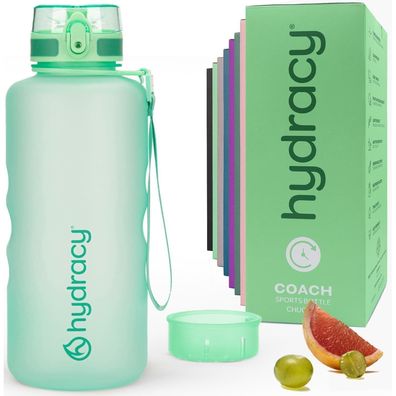 Hydracy Trinkflasche mit Fruchteinsatz, 2L Wasserflasche, BPA-frei, mit
