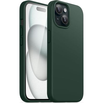 JETech Silikon Hülle für iPhone 15 6,1 Zoll - Ganzkörper Handyhülle, Stoßfest