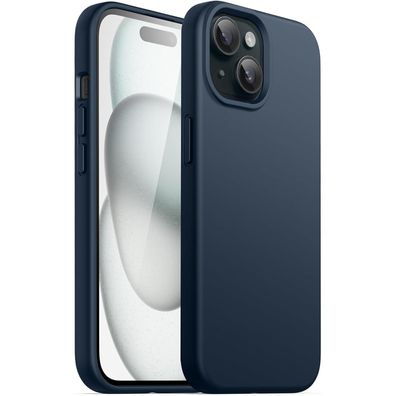 JETech Silikon Hülle für iPhone 15 6,1 Zoll - Ganzkörper Handyhülle mit