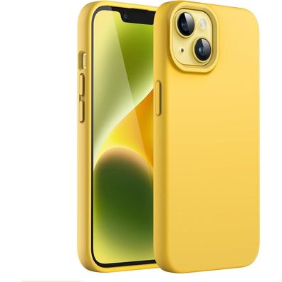 JETech Silikon Hülle für iPhone 14 6,1 Zoll, Ganzkörper Schutzhülle mit