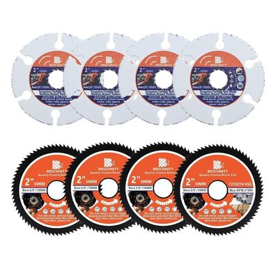 Brschnitt HSS Kreissägeblatt 50mm - Mehrzweck-Trennscheibe für Holz, Metall